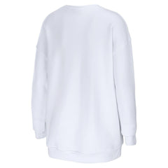 WEAR by Erin Andrews Women's Oversized Pullover Sweatshirt - Washington Commanders Pullover