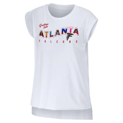 WEAR by Erin Andrews Women's Greetings From Muscle T-Shirt - Atlanta Falcons T-shirts