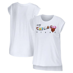 WEAR by Erin Andrews Women's Greetings From Muscle T-Shirt - Chicago Bears T-shirts