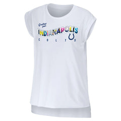 WEAR by Erin Andrews Women's Greetings From Muscle T-Shirt - Indianapolis Colts T-shirts