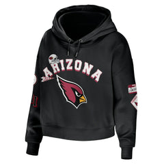WEAR by Erin Andrews Women's Modest Cropped Pullover Hoodie - Arizona Cardinals Hoodies