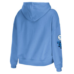 WEAR by Erin Andrews Women's Modest Cropped Pullover Hoodie - Tennessee Titans Hoodies