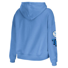 WEAR by Erin Andrews Women's Plus Size Modest Cropped Pullover Hoodie - Tennessee Titans Hoodies