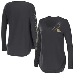 WEAR by Erin Andrews Women's Team Scoop Neck T-Shirt - New Orleans Saints T-shirts