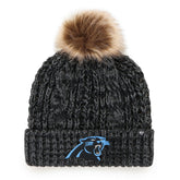 '47 Women's Meeko Cuffed Knit Hat with Pom - Carolina Panthers Hats