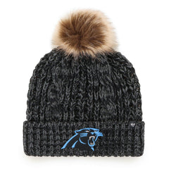 '47 Women's Meeko Cuffed Knit Hat with Pom - Carolina Panthers Hats