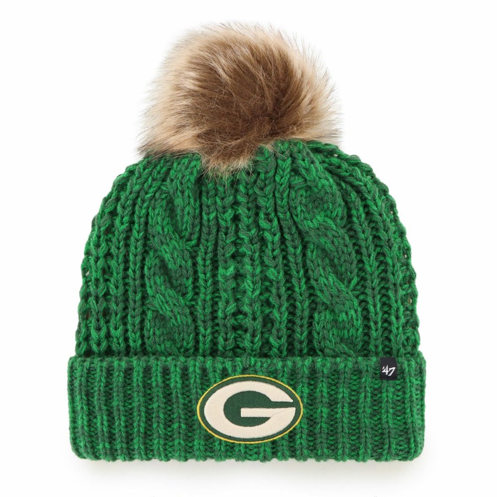 '47 Women's Meeko Cuffed Knit Hat with Pom - Green Bay Packers Hats