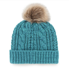 '47 Women's Meeko Cuffed Knit Hat with Pom - Miami Dolphins Hats