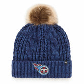 '47 Women's Meeko Cuffed Knit Hat with Pom - Tennessee Titans Hats