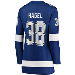 NHL Brandon Hagel Tampa Bay Lightning Fanatics Women's Home Breakaway Player Jersey