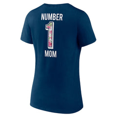 Women's Plus Size Mother's Day #1 Mom V-Neck T-Shirt - Chicago Bears T-shirts