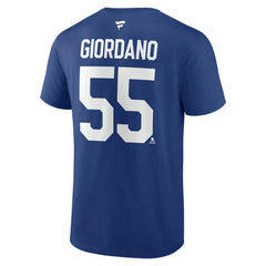 NHL Mark Giordano Toronto Maple Leafs Fanatics Authentic Stack Name & Number T-Shirt