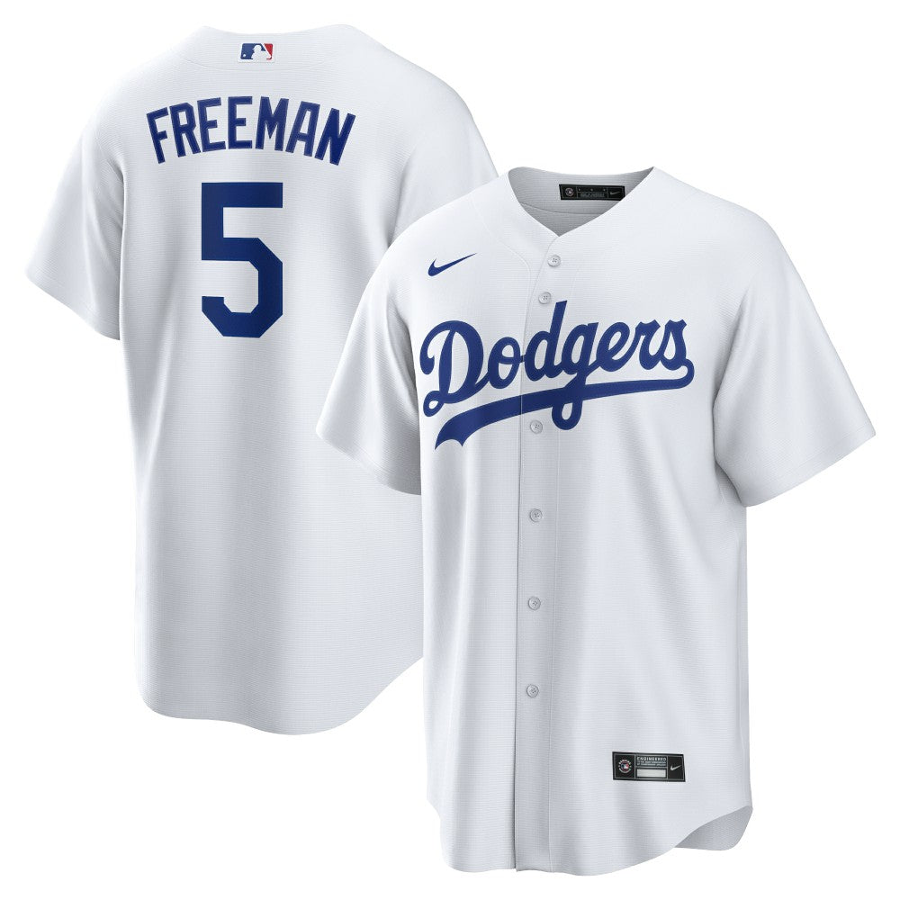 White Freddie Freeman Los Angeles Dodgers Nike Replica Player Jersey