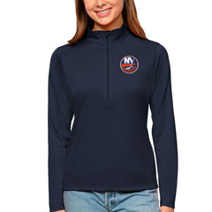 NHL New York Islanders Antigua Women's Tribute Quarter-Zip Pullover Top