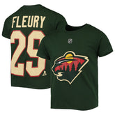 NHL Marc-Andre Fleury Minnesota Wild Youth Player Name & Number T-Shirt