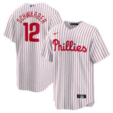 White Kyle Schwarber Philadelphia Phillies Nike Replica Player Jersey