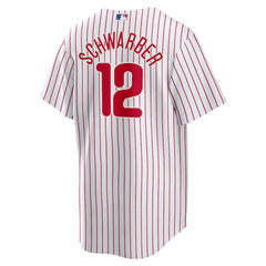 White Kyle Schwarber Philadelphia Phillies Nike Replica Player Jersey