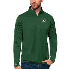 NHL Dallas Stars Antigua Tribute Quarter-Zip Pullover Top