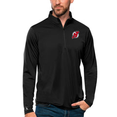 NHL New Jersey Devils Antigua Tribute Quarter-Zip Pullover Top