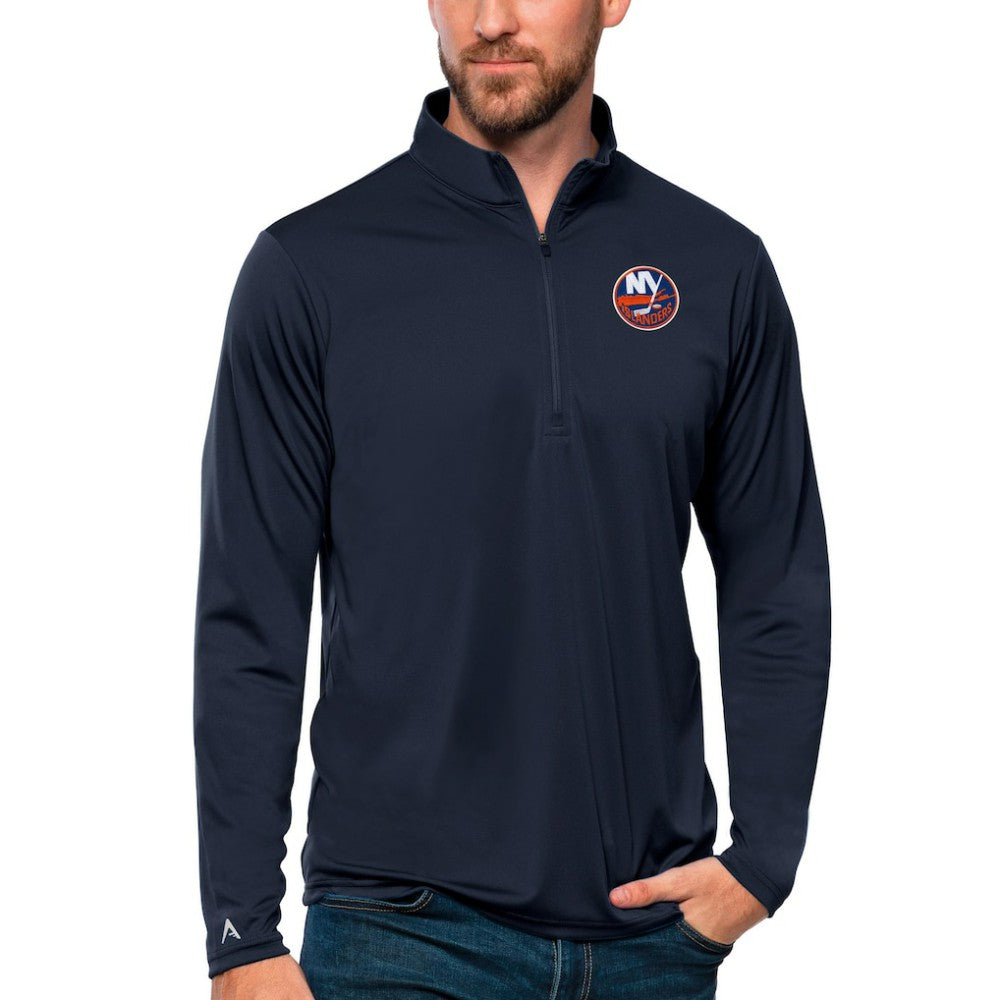 NHL New York Islanders Antigua Tribute Quarter-Zip Pullover Top
