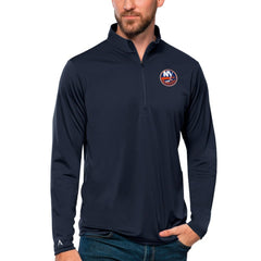 NHL New York Islanders Antigua Tribute Quarter-Zip Pullover Top