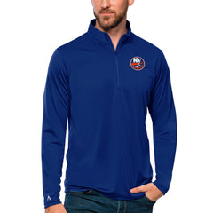 NHL New York Islanders Antigua Tribute Quarter-Zip Pullover Top