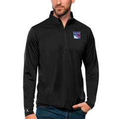 NHL New York Rangers Antigua Tribute Quarter-Zip Pullover Top