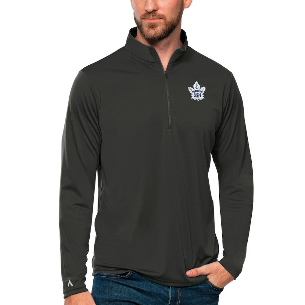 NHL Toronto Maple Leafs Antigua Tribute Quarter-Zip Pullover Top