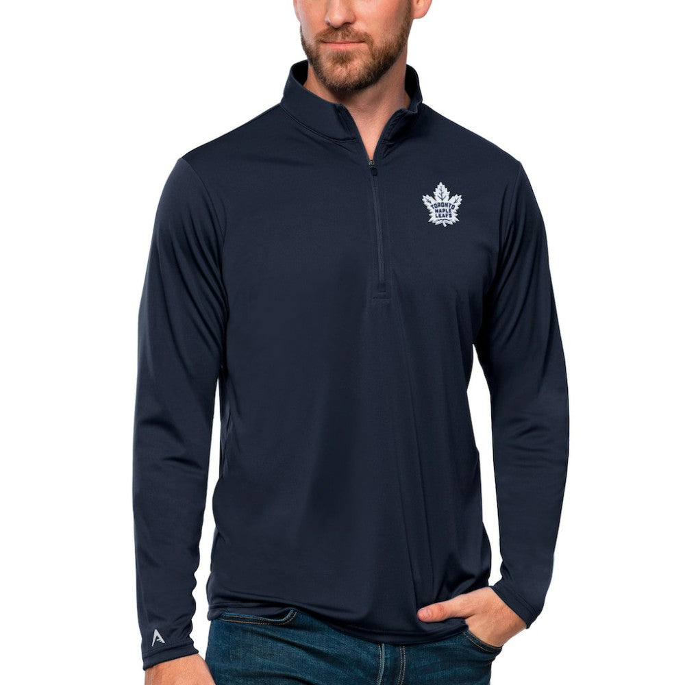 NHL Toronto Maple Leafs Antigua Tribute Quarter-Zip Pullover Top