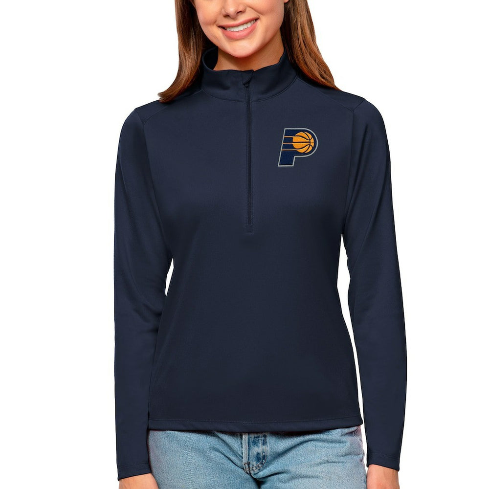 Indiana Pacers Antigua Women's Tribute Half-Zip Top