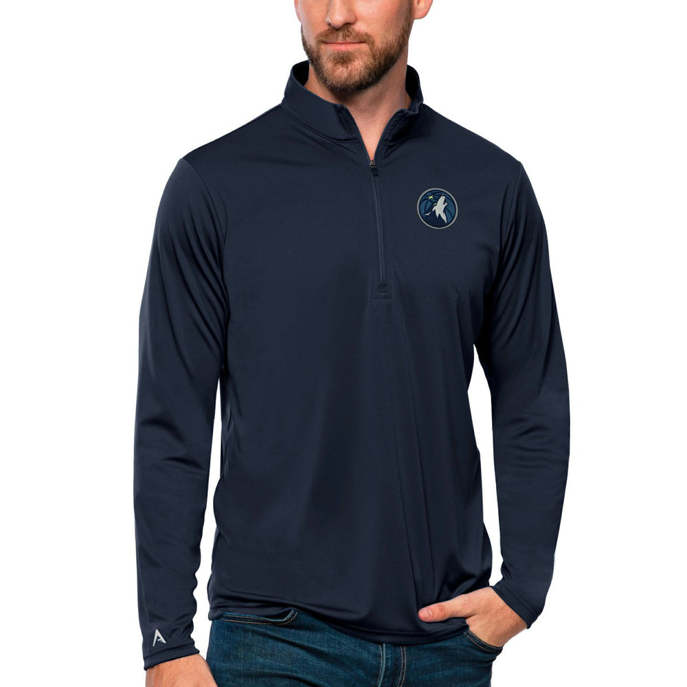 Minnesota Timberwolves Antigua Tribute Quarter-Zip Pullover Top