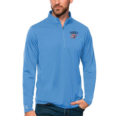 Oklahoma City Thunder Antigua Tribute Quarter-Zip Pullover Top