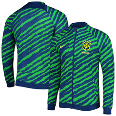 Brazil National Team 2022 Academy Pro Anthem Performance Raglan Full-Zip Jacket