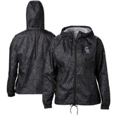 Black Colorado Rockies Columbia Women's Flash Forward Full-Zip Windbreaker Jacket