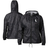 Black Chicago White Sox Columbia Women's Team Flash Forward Full-Zip Windbreaker Jacket