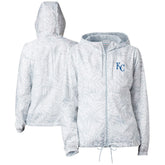 White Kansas City Royals Columbia Women's Flash Forward Full-Zip Windbreaker Jacket