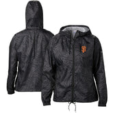Black San Francisco Giants Columbia Women's Flash Forward Full-Zip Windbreaker Jacket