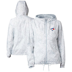 White Toronto Blue Jays Columbia Women's Flash Forward Full-Zip Windbreaker Jacket