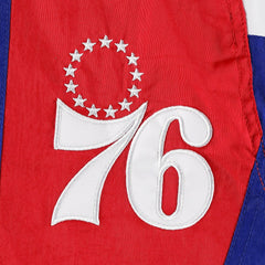 Philadelphia 76ers Starter Body Check Raglan Hoodie Half-Zip Jacket