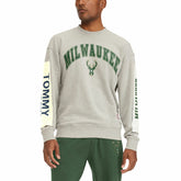 Milwaukee Bucks Tommy Jeans James Patch Pullover Sweatshirt