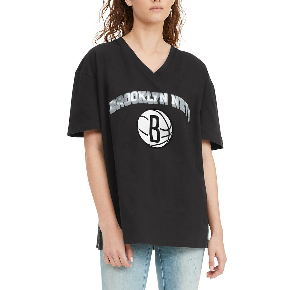 Brooklyn Nets Tommy Jeans Women's Ashley V-Neck T-Shirt