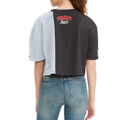 Brooklyn Nets Tommy Jeans Women's Betsy Relaxed Crop T-Shirt