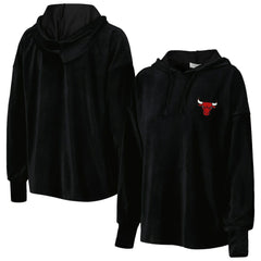 Chicago Bulls Touch Women's End Line Velour Pullover Hoodie sale