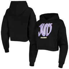 Phoenix Suns Lusso Women's Layla World Tour Cropped Pullover Hoodie