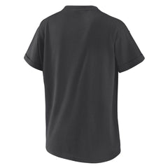 Charcoal Chicago White Sox WEAR by Erin Andrews Women's Oversized Boyfriend T-Shirt