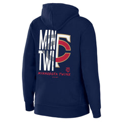 Navy Minnesota Twins WEAR by Erin Andrews Women's Sponge Fleece Full-Zip Hoodie