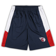 Navy Cleveland Guardians Big & Tall Team Shorts