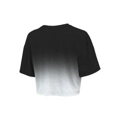 Brooklyn Nets Majestic Threads Women's Repeat Dip-Dye Cropped T-Shirt