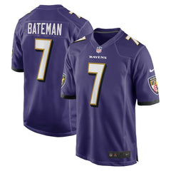 Rashod Bateman Game Player Jersey - Baltimore Ravens Jerseys