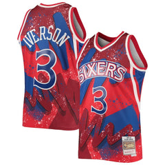 Mitchell & Ness Allen Iverson Philadelphia 76ers Hardwood Classics 1996/97 Hyper Hoops Swingman Jersey